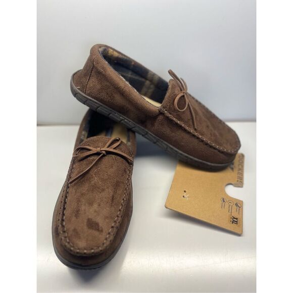 Dockers Men's Slippers with Memory Foam (XXLarge / 13-14US, Brown) - Picture 4 of 9